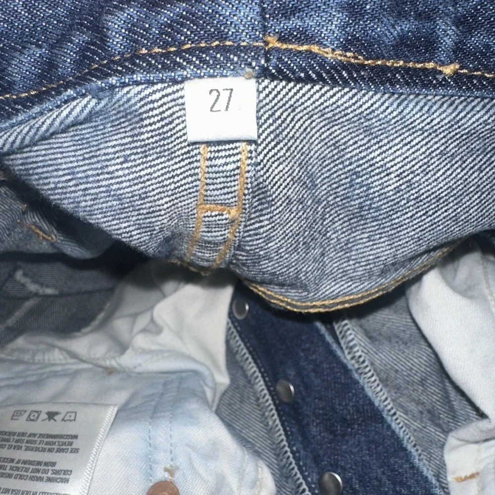 Agolde‎ 90's loose fit~psyche~size27 professionally hemmed~high rise~distressed